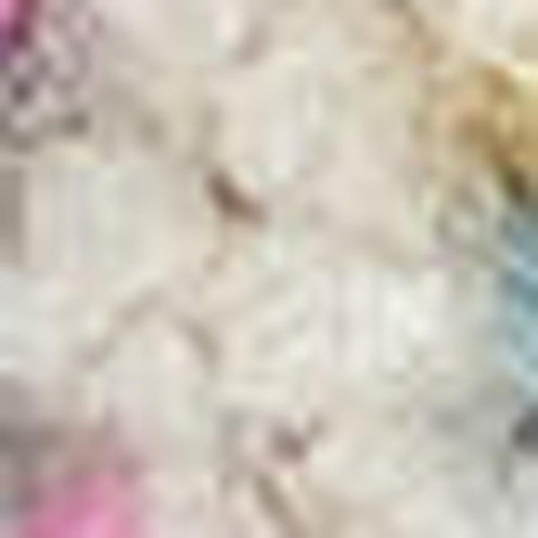 HomeRoots 5' Abstract Area Rug in Ivory and Blue - Modern Elegance for Living Rooms, Bedrooms & Offices 7' x 10' 385354