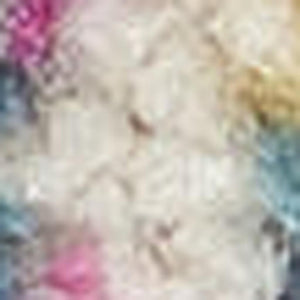 HomeRoots 5' Abstract Area Rug in Ivory and Blue - Modern Elegance for Living Rooms, Bedrooms & Offices 8' x 10' 385355