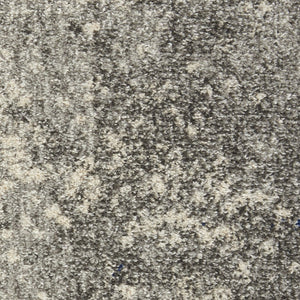 HomeRoots 5' Gray and Ivory Abstract Area Rug - Modern Design for Comfort and Durability in Any Room 8?x10? 385365