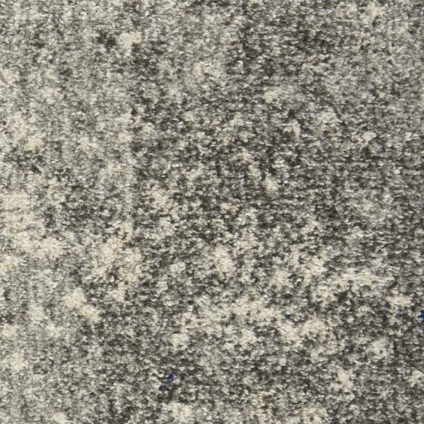 HomeRoots 5' Gray and Ivory Abstract Area Rug - Modern Design for Comfort and Durability in Any Room 8?x10? 385365