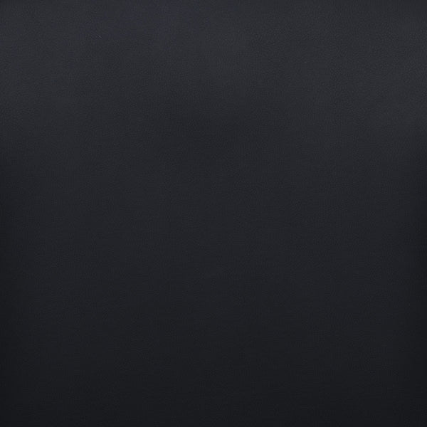 Homeroots Black And Silver Adjustable Swivel Faux Leather Rolling Conference Office Chair  Steel 385450