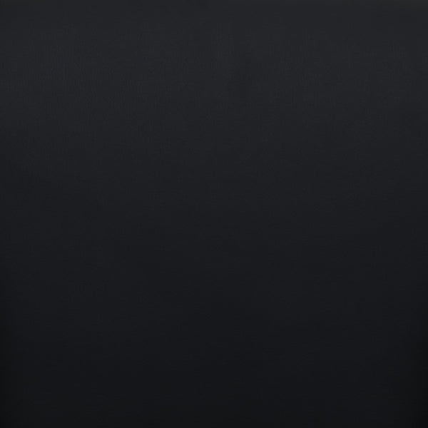 Homeroots Black And Silver Adjustable Swivel Faux Leather Rolling Conference Office Chair  Steel 385452