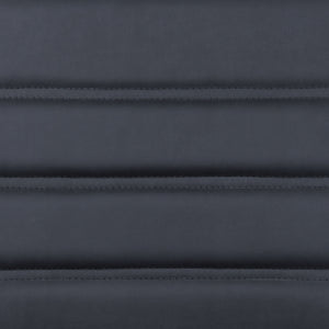 Homeroots Black And Silver Adjustable Swivel Faux Leather Rolling Conference Office Chair  Steel 385452