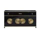 Palm Beach Buffet Cabinet Black 385513 Chelsea House