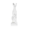 Chelsea House Greyhound Claire Bell Matte White Sculpture — 27.5" Tall Contemporary Mantel Accent With Base 385520