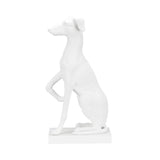 Greyhound Sculpture White/Cream 385520 Chelsea House