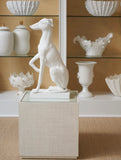 Greyhound Sculpture White/Cream 385520 Chelsea House