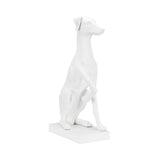 Greyhound Sculpture White/Cream 385520 Chelsea House