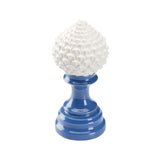 Artichoke Finial Blue, White/Cream 385532 Chelsea House