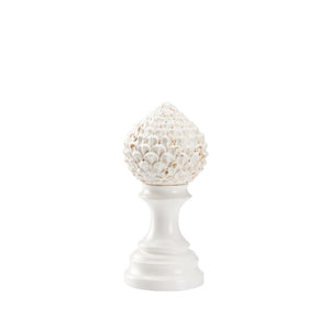 Artichoke Finial White/Cream 385534 Chelsea House