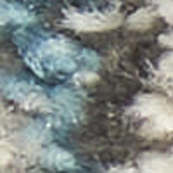 HomeRoots 5' Elegant Ivory and Blue Oriental Distressed Area Rug – Timeless Style for Any Room Décor 8?x10? 385553