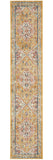 Homeroots 10' Yellow And Ivory Dhurrie Runner Rug  Polypropylene 385560