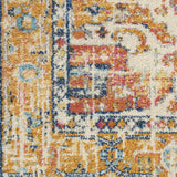 Homeroots 8' X 10' Yellow And Ivory Power Loom Area Rug  Polypropylene 385567