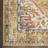 Homeroots 8' X 10' Yellow And Ivory Power Loom Area Rug  Polypropylene 385567