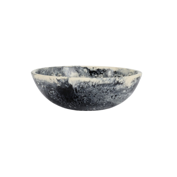 Chelsea House Bucolic Marbleized Gray Decorative Bowl Small — Handcrafted Rustic Accent For Tables, Shelves & Vignettes 385611
