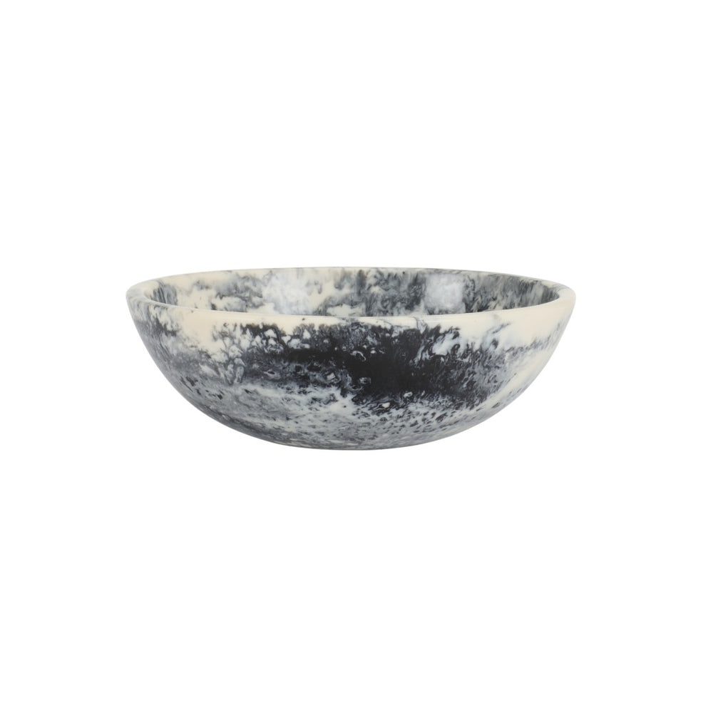 Chelsea House Bucolic Marbleized Gray Decorative Bowl Small — Handcrafted Rustic Accent For Tables, Shelves & Vignettes 385611