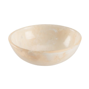 Chelsea House Bucolic Marbleized Pink Bowl — Small 3"H X 8.25" Artisanal Catchall For Jewelry, Keys, Potpourri Stylish 385612