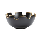 Classic Bowl Black, Gold 385652 Chelsea House