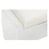 Renee Acrylic Long Bench White/Cream 385676 Chelsea House