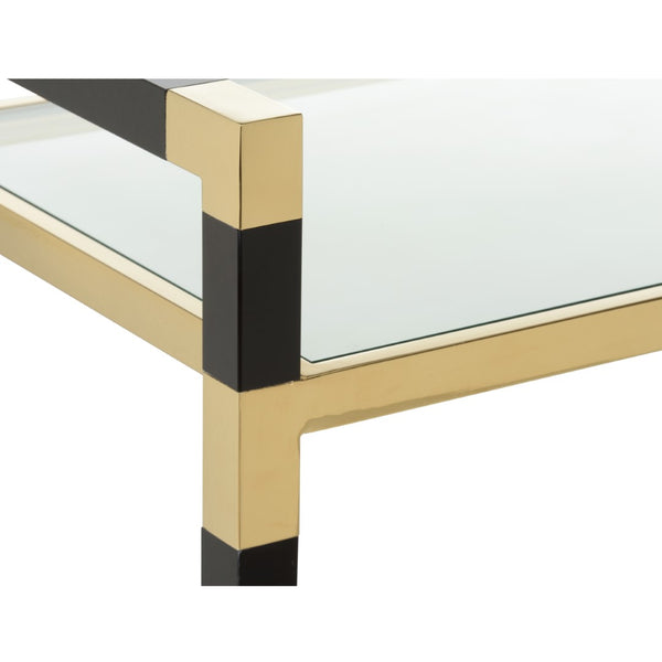 Acrylic Bar Cart Black, Gold 385705 Chelsea House