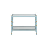 Conner Cane Cocktail Table Blue 385706 Chelsea House