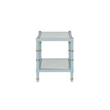 Conner Cane Cocktail Table Blue 385706 Chelsea House