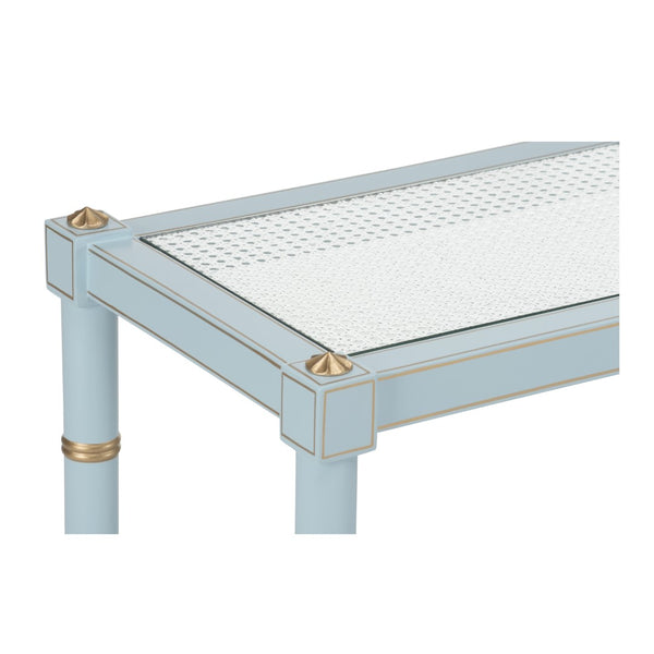 Conner Cane Console Blue 385708 Chelsea House