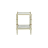 Conner Cane End Table Green 385710 Chelsea House