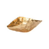 Gold Oval Geometric Bowl Gold 385719 Chelsea House