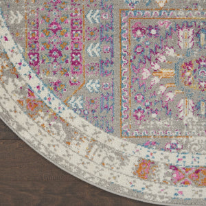 HomeRoots 7' Gray and Ivory Abstract Distressed Area Rug – Stylish, Durable, and Low-Maintenance for Any Space 8? 385729
