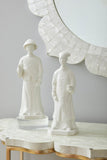 Chinese Woman Figurine White/Cream 385740 Chelsea House