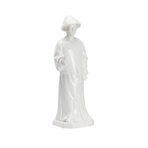 Chinese Man Figurine White/Cream 385741 Chelsea House