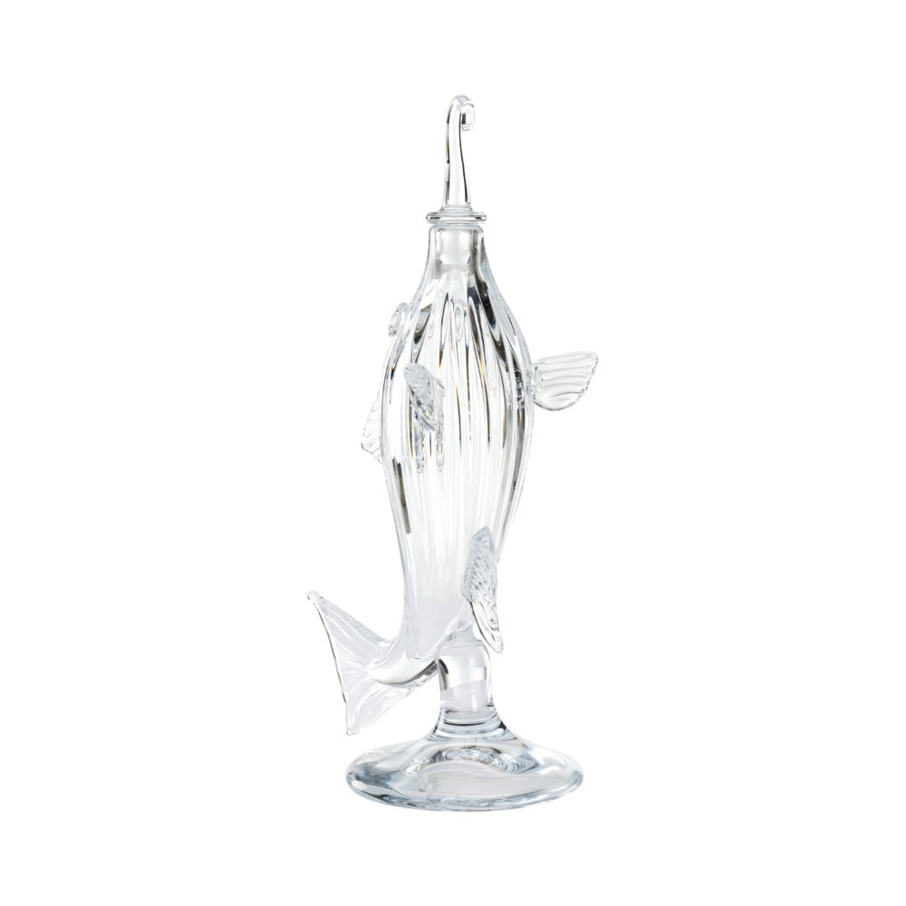Chelsea House Hand Blown Fish Decanter — 1810 London Reproduction, 17" Display-Ready Art Glass Decanter For Barry 385771