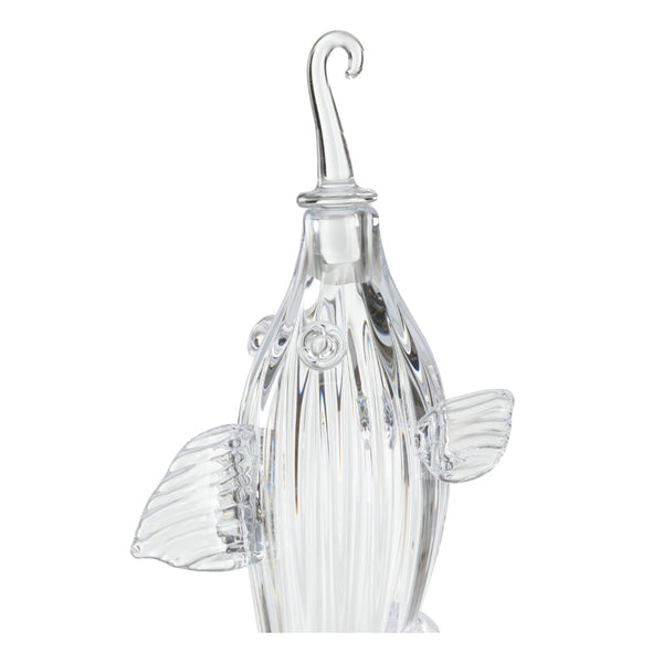 Chelsea House Hand Blown Fish Decanter — 1810 London Reproduction, 17" Display-Ready Art Glass Decanter For Barry 385771