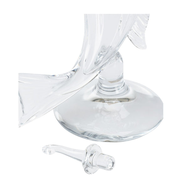 Chelsea House Hand Blown Fish Decanter — 1810 London Reproduction, 17" Display-Ready Art Glass Decanter For Barry 385771