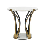 Grenelle Occasional Table White/Cream, Gold 385786 Chelsea House