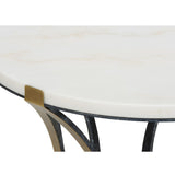 Grenelle Occasional Table White/Cream, Gold 385786 Chelsea House