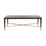 Hamlet Cocktail Table Black, Gold 385794 Chelsea House