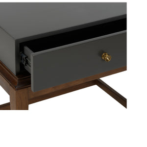 Chelsea House Emery Contemporary Gray End Table With Compact Footprint, Durable Build, Versatile Side Or Bed Accent 385810