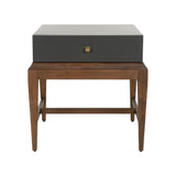 Emery End Table Gray, Brown 385810 Chelsea House