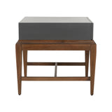 Emery End Table Gray, Brown 385810 Chelsea House