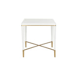 Hamlet End Table White/Cream, Gold 385811 Chelsea House