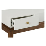 Emery Console White/Cream, Brown 385814 Chelsea House