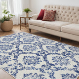 Area Rugs - Elegant Floral Dhurrie Design for a Cozy and Stylish Living Space Enhancement