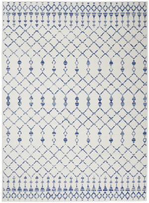 Homeroots 5' X 7' Ivory Geometric Berber Area Rug Ivory Polypropylene 385827