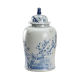 Song Bird Ginger Jar Blue, White/Cream 385834 Chelsea House