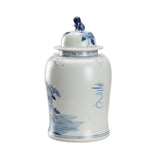 Song Garden Ginger Jar Blue, White/Cream 385836 Chelsea House