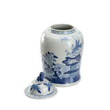 Song Garden Ginger Jar Blue, White/Cream 385836 Chelsea House