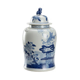 Song Garden Ginger Jar Blue, White/Cream 385836 Chelsea House