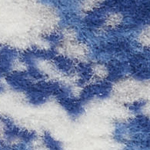 HomeRoots 6' Elegant Blue and Gray Floral Area Rug - Durable, Stain-Resistant Design for High-Traffic Spaces 6' X 9' 385840
